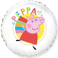 18" (45см) коло Щаслива Пеппа на білому Peppa Pig (fm Іспанія)