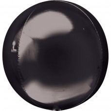 3d сфера б / рис 16" (40см) металік black (Китай) без УП