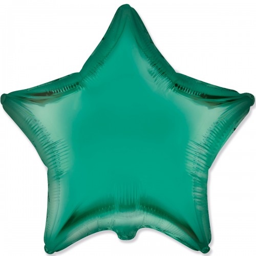 18" (45см) фольгированный шар ЗВЕЗДА сатин зеленая green (FM Испания) 18" (45см) фольгированный шар ЗВЕЗДА сатин зеленая green (FM Испания)