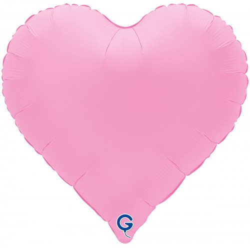 18" (45см) сердце матовое розовая сакура Sweetie (Grabo Италия) без УП 18" (45см) сердце матовое розовая сакура Sweetie (Grabo Италия) без УП