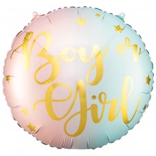18" (45см) коло Boy or Girl мікс (PartyDeco Польща) УП