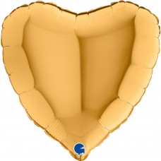 18" (45см) серце золоте (Grabo Італія) без УП