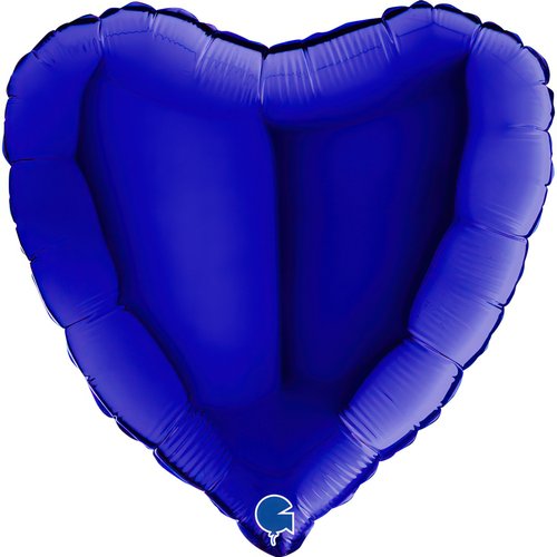 18" (45см) сердце темно-синее (Grabo Италия) без УП 18" (45см) сердце темно-синее (Grabo Италия) без УП