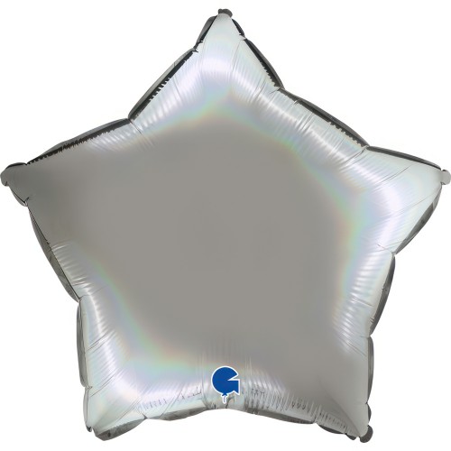 18" (45см) звезда Голография серая Pure (Grabo Италия) без УП 18" (45см) звезда Голография серая Pure (Grabo Италия) без УП