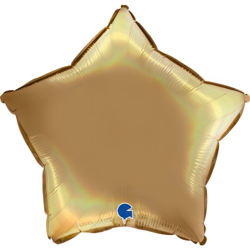 18" (45см) звезда Голография шампань Platinum Champagne (Grabo Италия) без УП 18" (45см) звезда Голография шампань Platinum Champagne (Grabo Италия) без УП