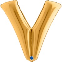 Літера "V" золото 40" (100см) в УП (Grabo Італія)