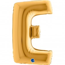 Літера "E" золото 40" (100см) в УП (Grabo Італія)
