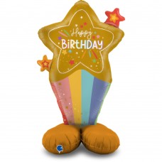 Стояча куля Happy Birthday Зірки (Grabo Италия)