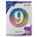 18" (45см) Круг Цифра 9 (омбрэ радуга) (Grabo Италия) УП 18" (45см) Круг Цифра 9 (омбрэ радуга) (Grabo Италия) УП