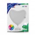 36" (91см) серце Satin White сатин біле (Grabo Італія) УП 36" (91см) серце Satin White сатин біле (Grabo Італія) УП