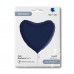 36" (91см) сердце Satin Blue Navy сатин неви (Grabo Италия) УП 36" (91см) сердце Satin Blue Navy сатин неви (Grabo Италия) УП