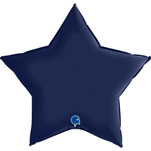 36" (91см) звезда Satin Blue Navy сатин нави (Grabo Италия) УП 36" (91см) звезда Satin Blue Navy сатин нави (Grabo Италия) УП