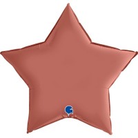36" (91см) зірка Satin Rose Gold сатин рожеве золото (Grabo Італія) УП