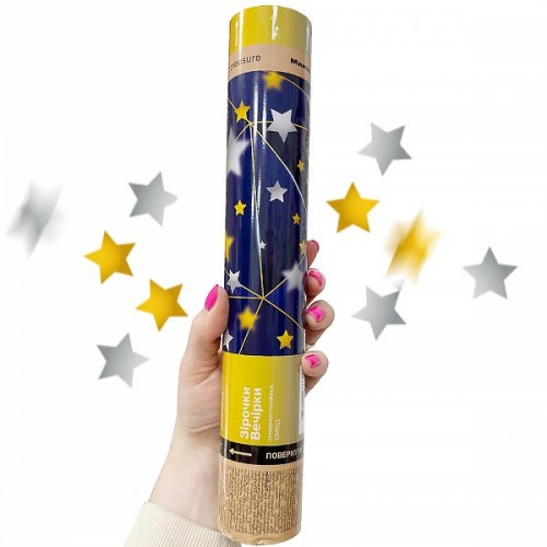 Хлопавка 30 см Зірочки Maxsem Хлопавка 30 см Зірочки Maxsem