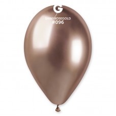 13" (33см) шар латексный ХРОМ розовое золото Gemar (Италия) (50шт)