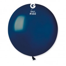 19" (48см)/102 куля латексна пастель синий NAVY (1шт) Gemar (Італія)