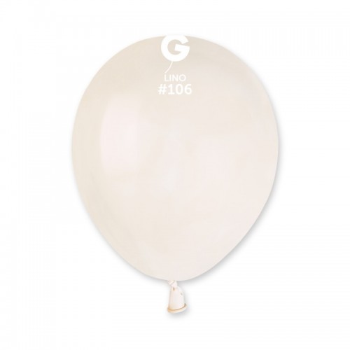 5" (13см)/106 шар латексный пастель льняной (100шт) Gemar (Италия) 5" (13см)/106 шар латексный пастель льняной (100шт) Gemar (Италия)