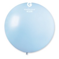 G30 31" (80см) /108 пастель пудрово-блакитна БЕЗ смужок Gemar (Італія)