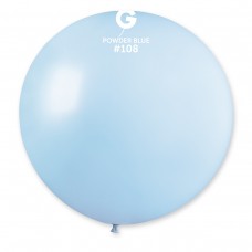 G30 31" (80см) /108 пастель пудрово-блакитна БЕЗ смужок Gemar (Італія)