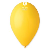 12" (30см)/02 куля латексна пастель жовта (100шт) Gemar (Італія)