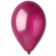 11" (28см)/52 шар латексный металлик бургундия (100шт) Gemar (Италия)