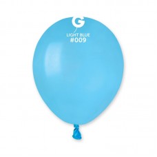 5" (13см)/09 шар латексный пастель голубой (100шт) Gemar (Италия) 