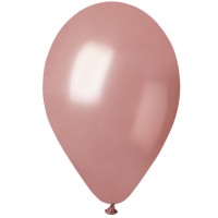 11" (28см)/71 кулька латексна металік рожеве золото (100шт) Gemar (Італія)