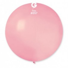 31" (78см)/57 шар латексный пастель розовый (1шт) Gemar (Италия)