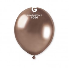5" (13см) шар латексный ХРОМ розовое золото Gemar (Италия) (100шт) 