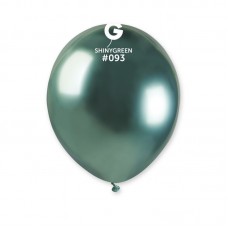 5" (13см) шар латексный ХРОМ зеленый Gemar (Италия) (100шт) 
