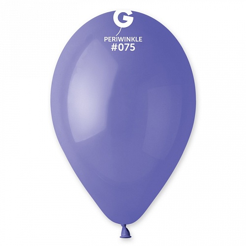 10" (25см)/75 шар латексный пастель барвинок (100шт) Gemar (Италия) 10" (25см)/75 шар латексный пастель барвинок (100шт) Gemar (Италия)
