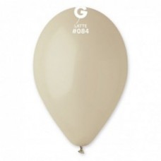 10" (25см)/84 куля латексна пастель латте (100шт) Gemar (Італія)
