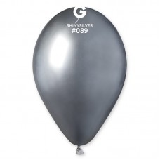 13" (33см) шар латексный ХРОМ Серебро/89 Gemar (Италия) (50шт)