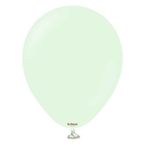 Kalisan 5" (13см) MACARON (макарун) блідо-зелений Pale Green (100шт) Kalisan 5" (13см) MACARON (макарун) блідо-зелений Pale Green (100шт)