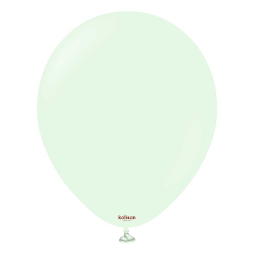 Kalisan 12" (30см) MACARON (макарун) бледно-зеленый Pale Green (50шт) Kalisan 12" (30см) MACARON (макарун) бледно-зеленый Pale Green (50шт)