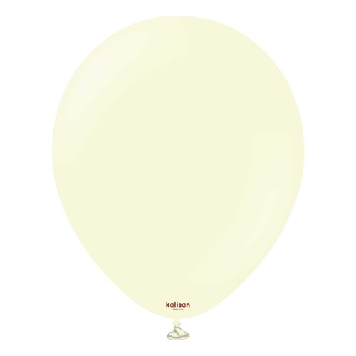 Kalisan 12" (30см) MACARON (макарун) бледно-желтый Pale Yellow (50шт) Kalisan 12" (30см) MACARON (макарун) бледно-желтый Pale Yellow (50шт)