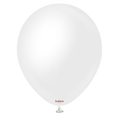 Kalisan 5" (13см) Сатин сніжно-білий (100шт) Kalisan 5" (13см) Сатин сніжно-білий (100шт)