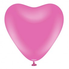 12" (30см) Серце рожеве Queen Pink (25шт) kalisan