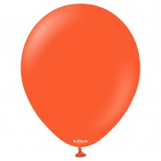 Kalisan 12" (30см) Огненно-оранжевый пастель Standard Flame Orange (50шт)