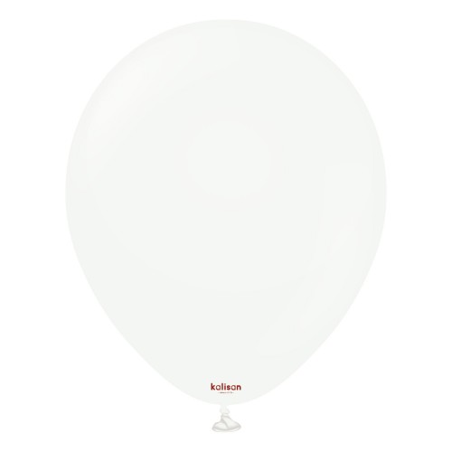 Kalisan 12" (30см) Белый пастель white (50шт) Kalisan 12" (30см) Белый пастель white (50шт)