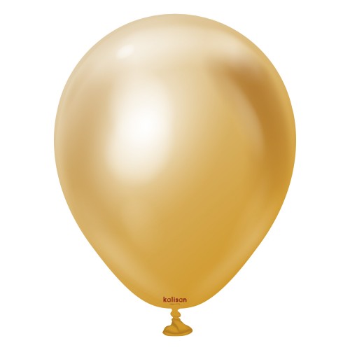Kalisan 5" (13см) Mirror ХРОМ золотий Gold (100шт) Kalisan 5" (13см) Mirror ХРОМ золотий Gold (100шт)