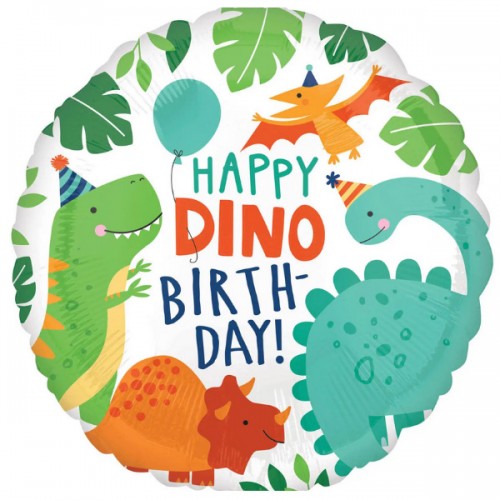 18" (45см) Коло Happy Dino Birthday (Китай) 18" (45см) Коло Happy Dino Birthday (Китай)