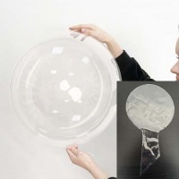Куля bubble / баблс із широкою горловиною 22" (55см) Китай (реальний розмір 43см) синя уп