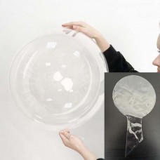 Куля bubble / баблс із широкою горловиною 22" (55см) Китай (реальний розмір 43см) синя уп
