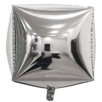 24" (61см) Куб металік срібло (Китай) без УП