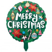 18" (45см) Коло Marry Christmas зелений (Китай)
