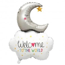 Місяць, хмара Welcome to the world 56х81см (Китай БФ) УП|