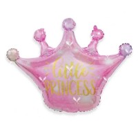 Корона розовая Little Princess 70х68см (Китай БФ) УП