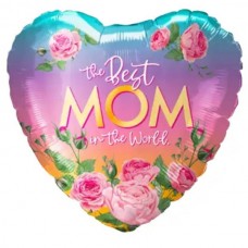 18" (45см) Серце The best MOM in the world (Китай)