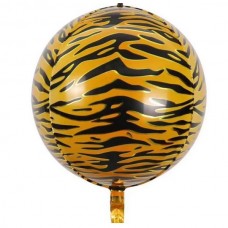 Фольгована сфера 3D Тигр 28х56см (Китай)